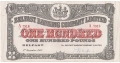 Belfast Banking Company Ltd 100 Pounds,  3.12.1963